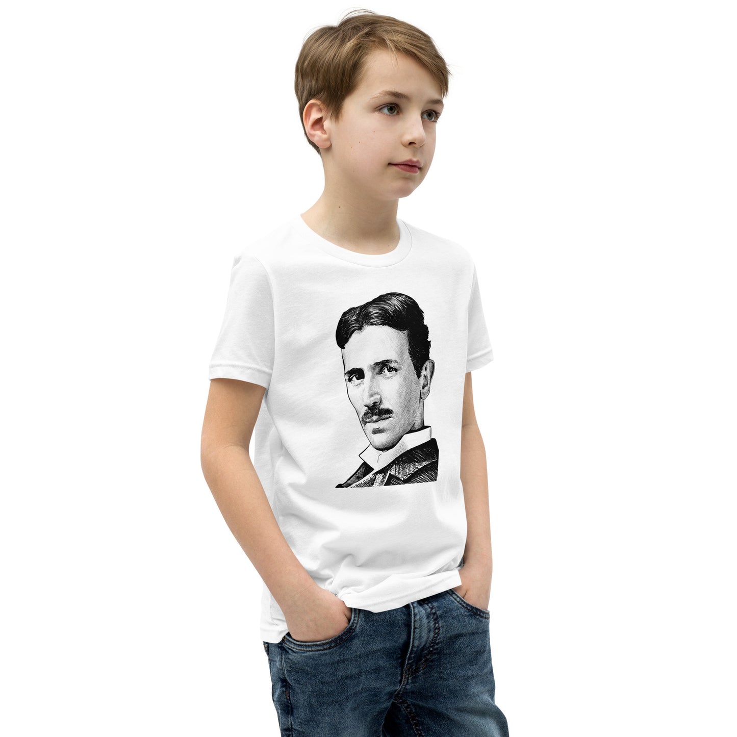 Kids Nikola Tesla Short Sleeve T-Shirt